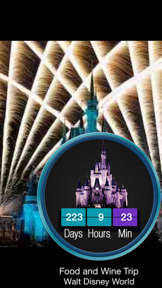 Add your images to the app for a customized trip countdown.